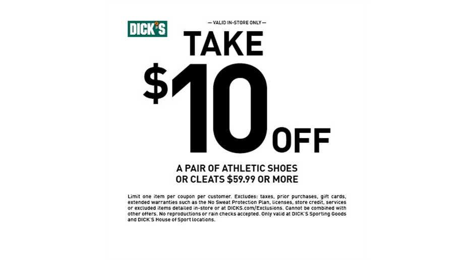 Dick's Sporting Goods Discount Coupons